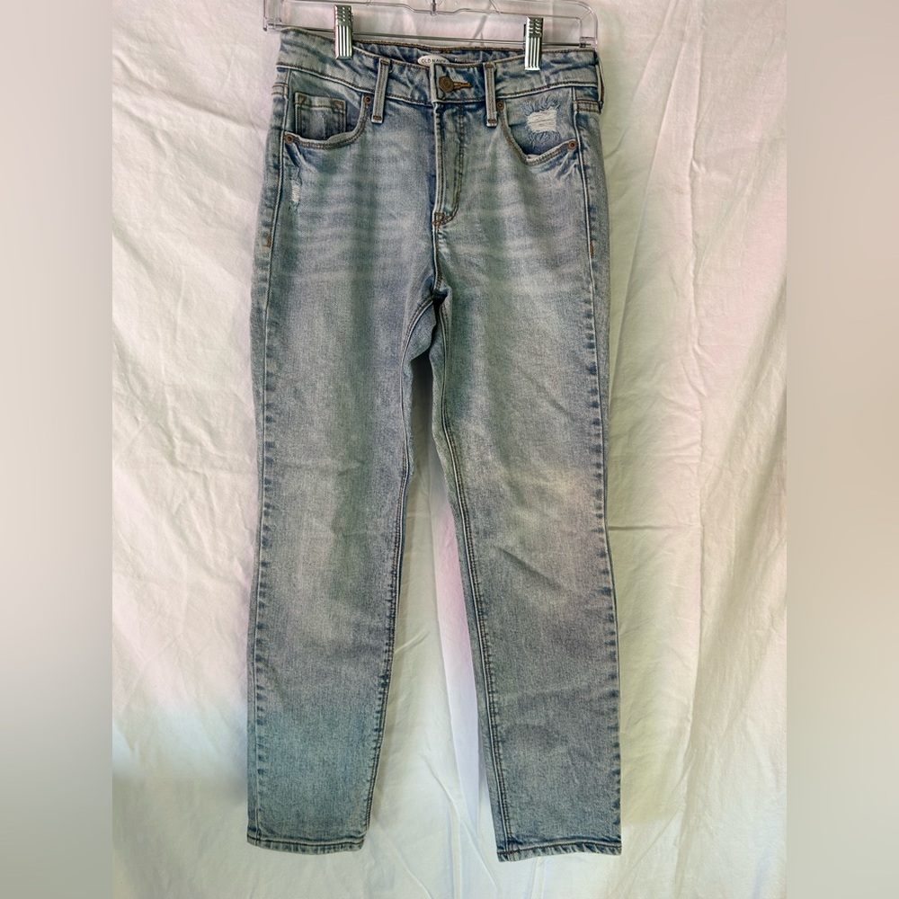 Old Navy Denim Straight Leg Jeans - Light Blue